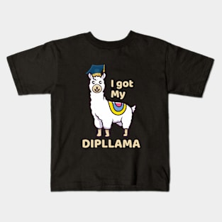 I Got My Dipllama Kids T-Shirt